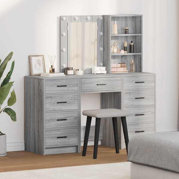 Riietumislaud 3 tk Hall 40 × 41 × 135 cm Tehispuit