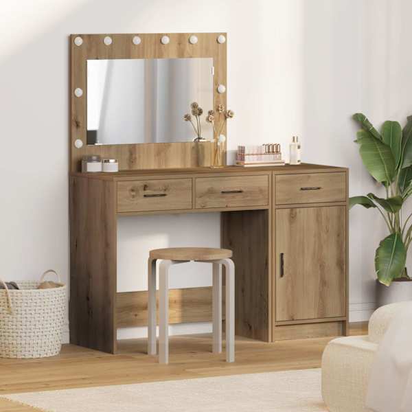 Riietumislaud 2 tk Pruun 40 × 41 × 75 cm Tehispuit
