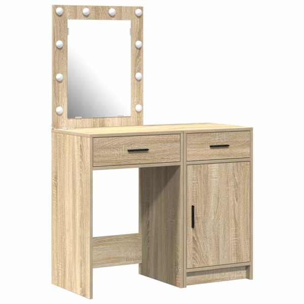 Riietumislaud 2 tk Pruun 50 × 41 × 135 cm Tehispuit