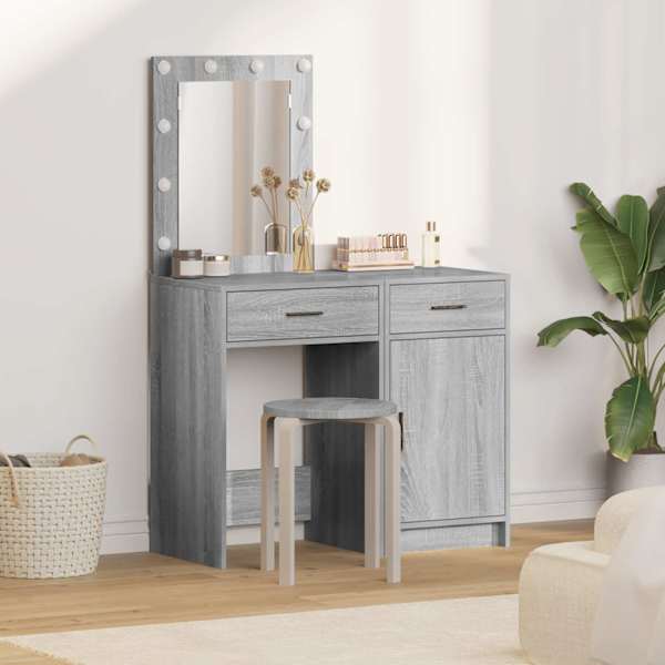 Riietumislaud 2 tk Hall 50 × 41 × 135 cm Tehispuit