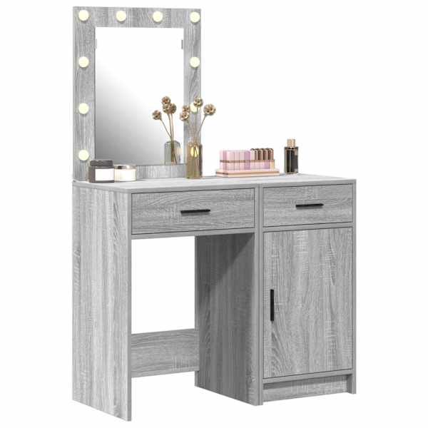 Riietumislaud 2 tk Hall 50 × 41 × 135 cm Tehispuit
