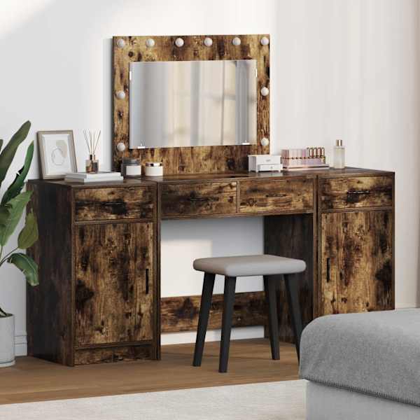 Riietumislaud 3 tk Pruun 78,5 × 41 × 135 cm Tehispuit