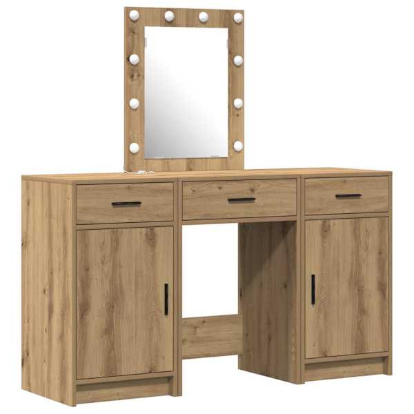 Riietumislaud Pruun 50 × 41 × 135 cm Tehispuit