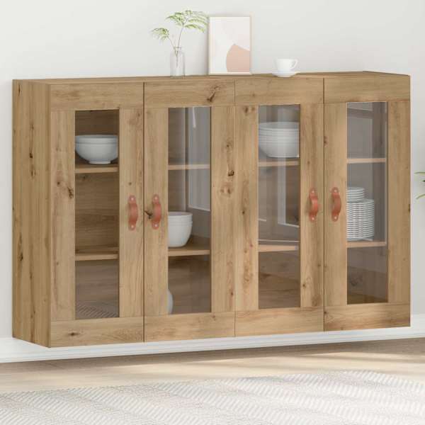 Seinakapid 2 tk Käsitööpuu 69,5 × 34 × 90 cm Tehispuit