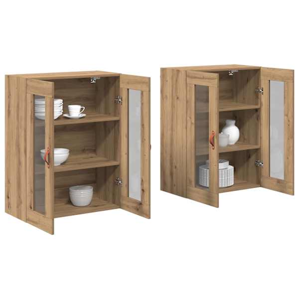 Seinakapid 2 tk Käsitööpuu 69,5 × 34 × 90 cm Tehispuit