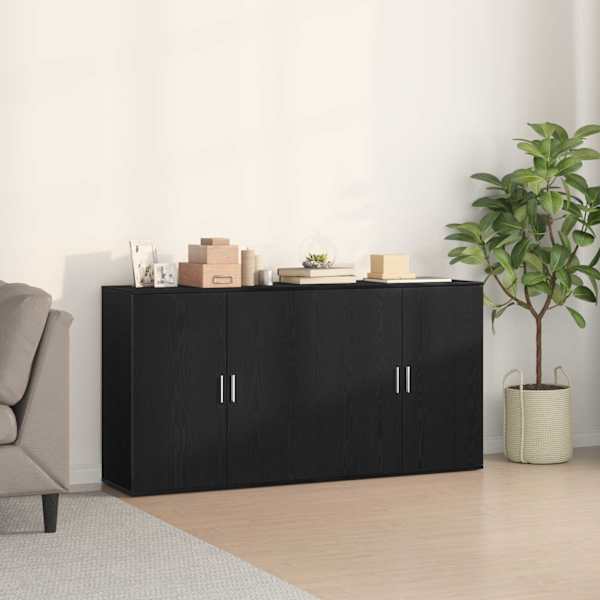 Kõide 2 tk Must tamm 79 × 38 × 80 cm Tehispuit
