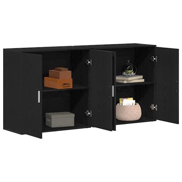Kõide 2 tk Must tamm 79 × 38 × 80 cm Tehispuit