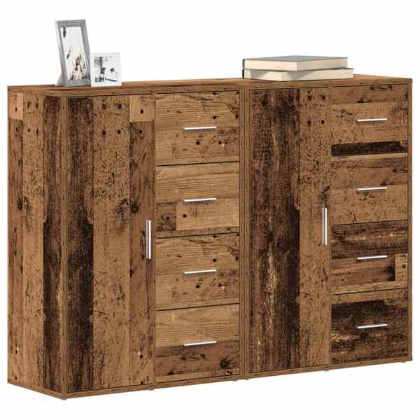 Kõide 2 tk Vana puit 60 × 31 × 84 cm Tehispuit