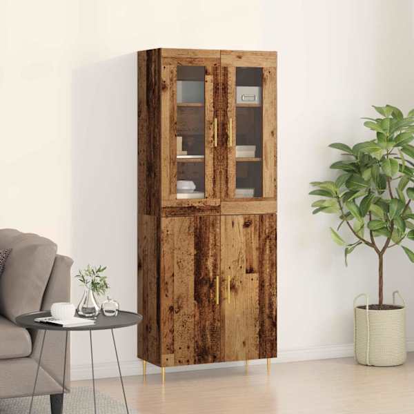 Kõrgushein 2 tk Vana puit 69,5 × 34 × 180 cm Tehispuit