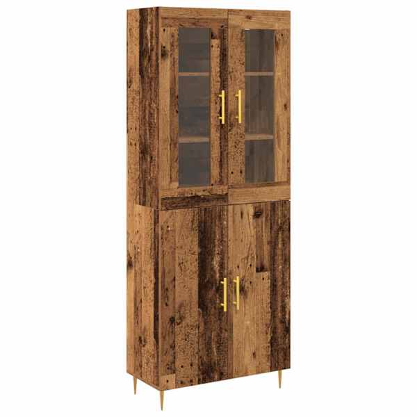 Kõrgushein 2 tk Vana puit 69,5 × 34 × 180 cm Tehispuit
