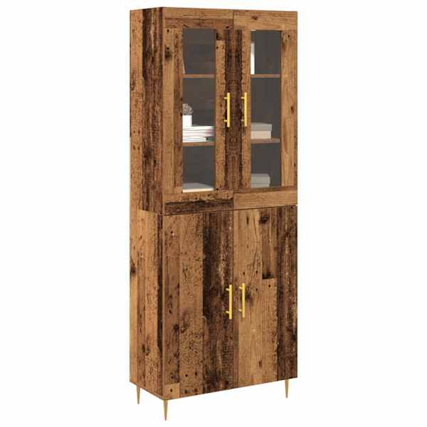 Kõrgushein 2 tk Vana puit 69,5 × 34 × 180 cm Tehispuit