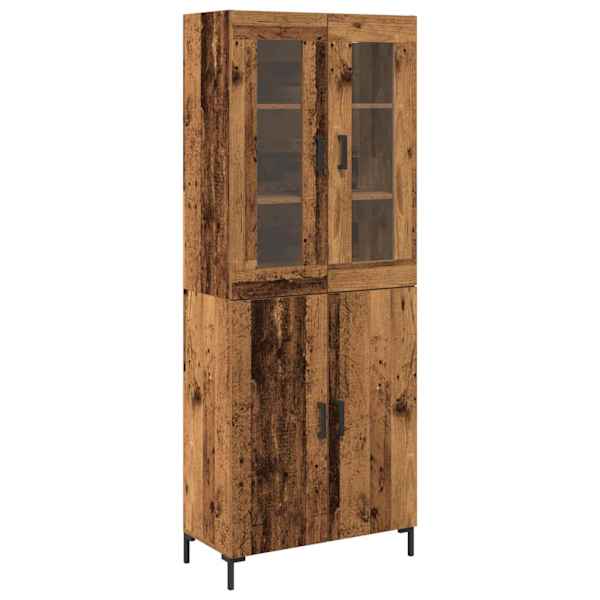 Kõrgushein 2 tk Vana puit 69,5 × 34 × 180 cm Tehispuit