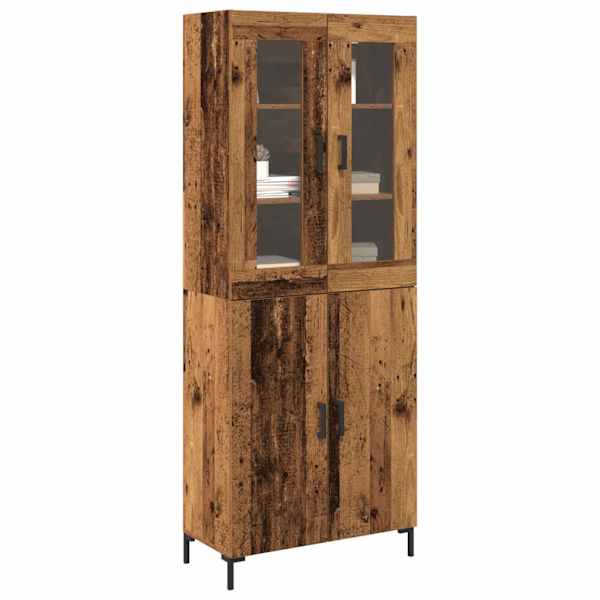Kõrgushein 2 tk Vana puit 69,5 × 34 × 180 cm Tehispuit