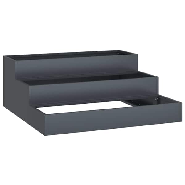 Taimekast 90 × 90 × 35 cm, teras – antratsiithall