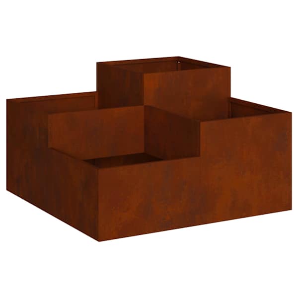 Taimekast 80 × 80 × 48 cm, teras – roostekarva