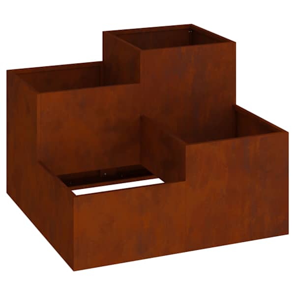 Taimekast 100 × 100 × 60 cm, teras – roostekarva