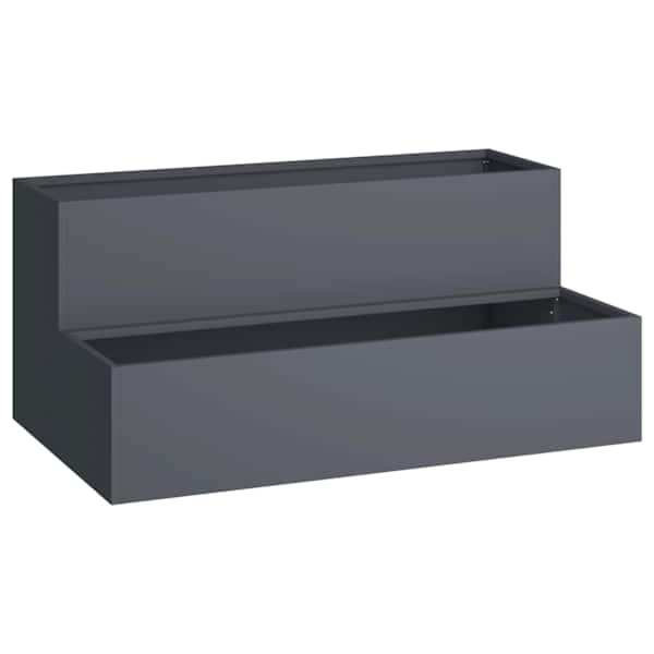 Taimekast 100 × 60 × 45 cm, teras – antratsiithall