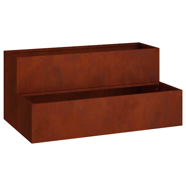 Taimekast 100 × 60 × 45 cm, teras – roostekarva