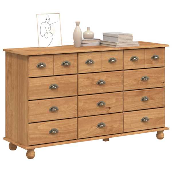 Kummut sahtliga ASKIM Pruun 79 × 40 × 133,5 cm Tahke mänd