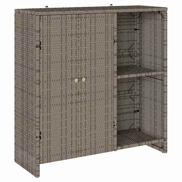 Hoiukapp riiuliga ladustamisega Hall 100 × 36 × 102 cm Rotang