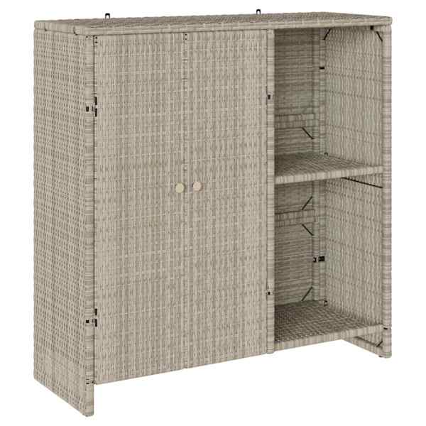 Hoiukapp riiuliga uksega Helehall 100 × 36 × 102 cm Rotang