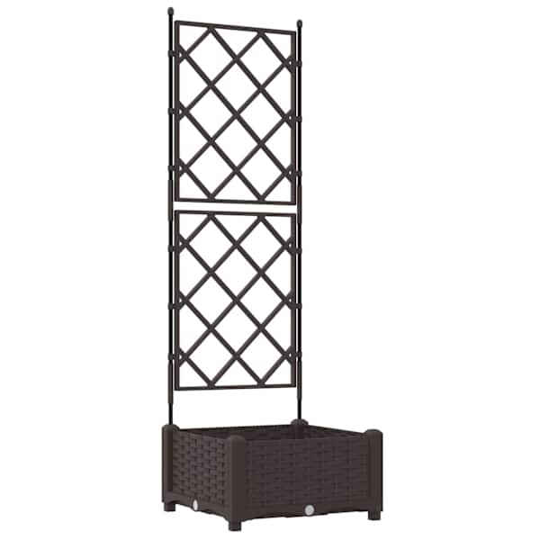 Taimekast 40 × 40 × 125,5 cm, PP – pruun