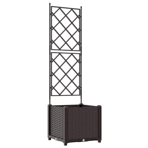 Taimekast 40 × 40 × 143 cm, PP – pruun