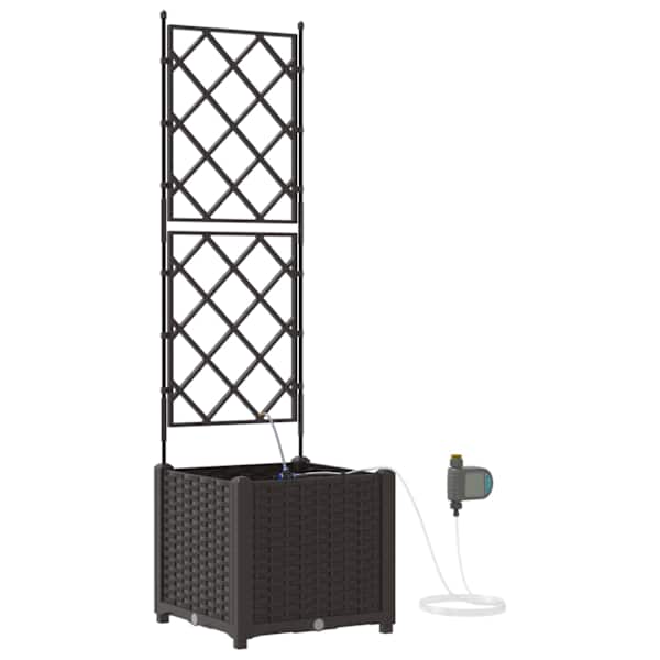 Taimekast 40 × 40 × 142 cm, PP – pruun