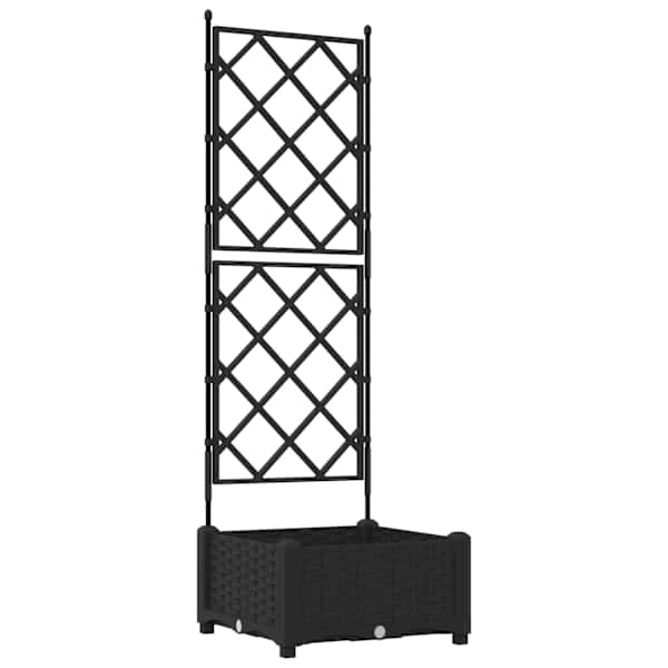 Taimekast 40 × 40 × 125,5 cm, PP – must