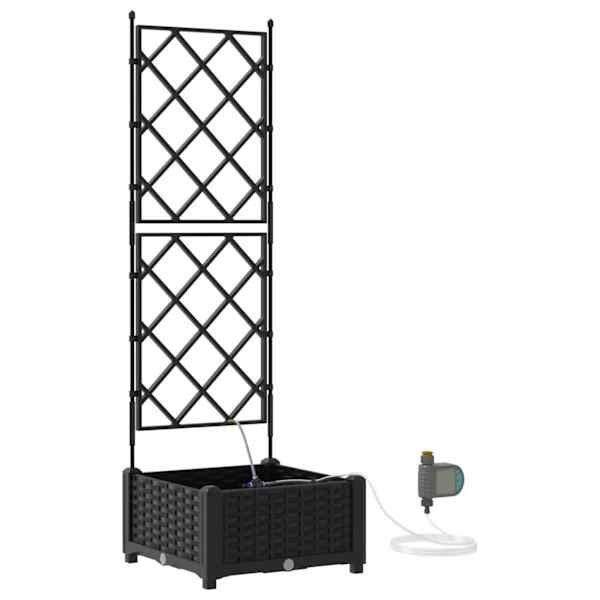 Taimekast 40 × 40 × 126 cm, PP – must