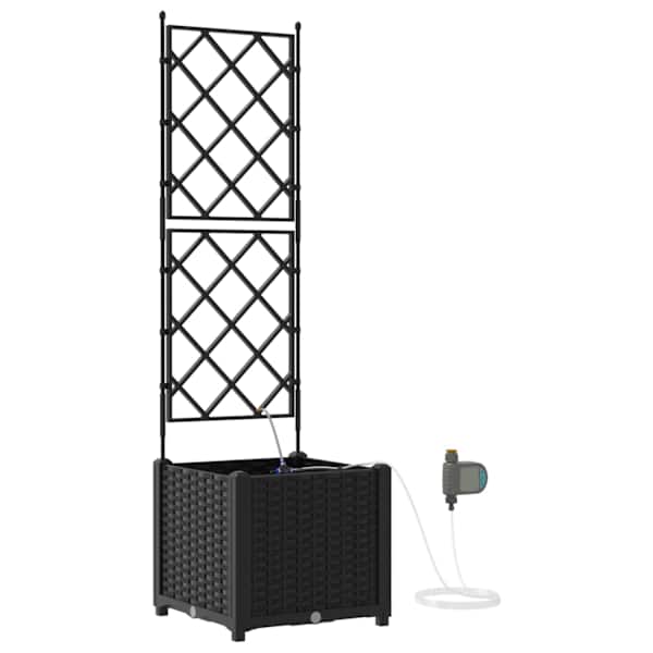 Taimekast 40 × 40 × 142 cm, PP – must