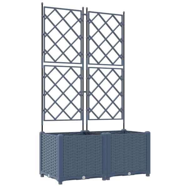 Taimekast 80 × 40 × 143 cm, PP – hall – 2 tk