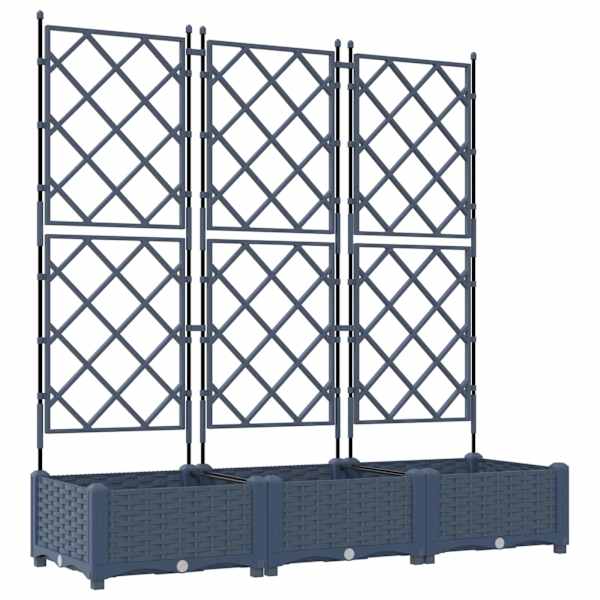 Taimekast 120 × 40 × 125,5 cm, PP – hall – 3 tk