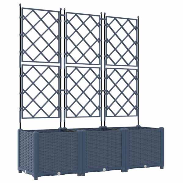 Taimekast 120 × 40 × 143 cm, PP – hall – 3 tk