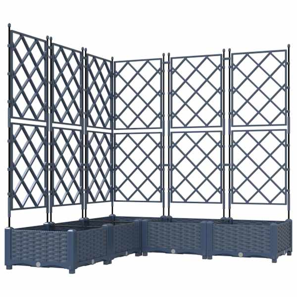 Taimekast 120 × 120 × 125,5 cm, PP – hall – 5 tk