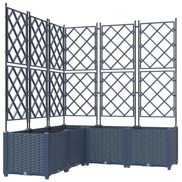 Taimekast 120 × 120 × 143 cm, PP – hall – 5 tk