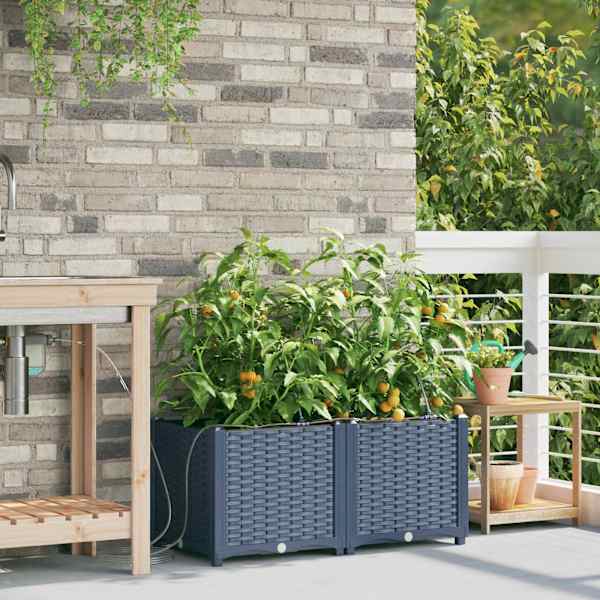 Taimekast 80 × 40 × 37,5 cm, PP – hall – 2 tk