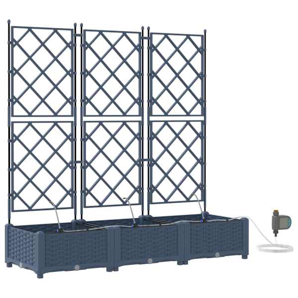 Taimekast 120 × 40 × 126 cm, PP – hall – 3 tk