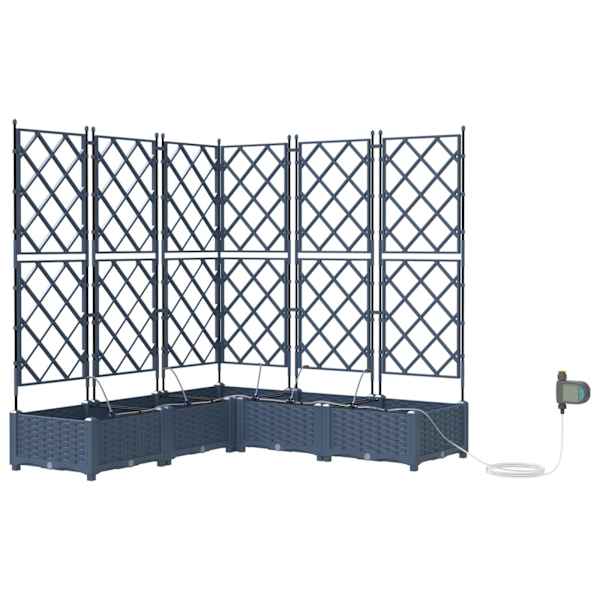 Taimekast 120 × 120 × 126 cm, PP – hall – 5 tk