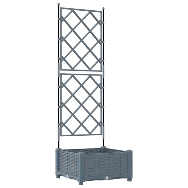 Taimekast 40 × 40 × 125,5 cm, PP – helehall