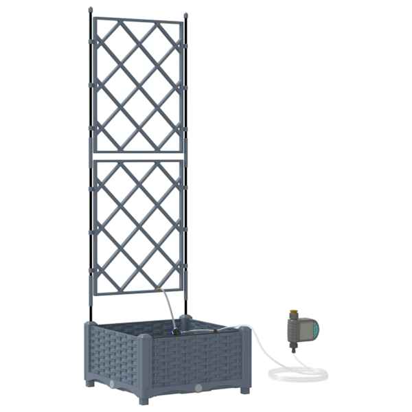 Taimekast 40 × 40 × 126 cm, PP – helehall