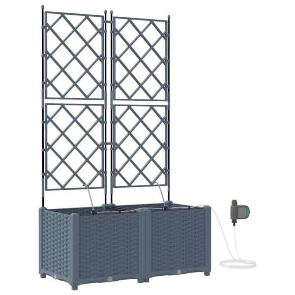 Taimekast 80 × 40 × 142 cm, PP – helehall – 2 tk