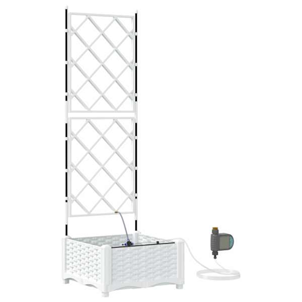 Taimekast 40 × 40 × 126 cm, PP – valge