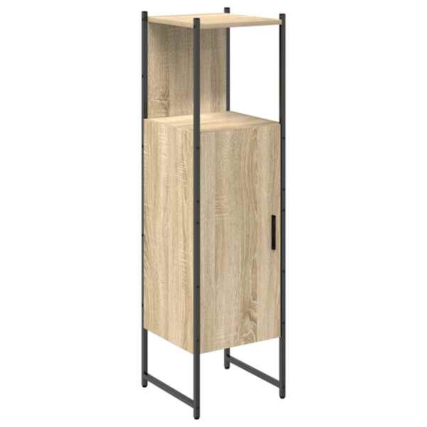 Vannitoa kapp Beež 33 × 33 × 120,5 cm Tehispuit