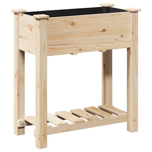 Taimekast 71 × 37 × 76,5 cm, kuusepuit – beež