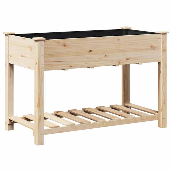 Taimekast 115 × 59 × 76,5 cm, kuusepuit – beež