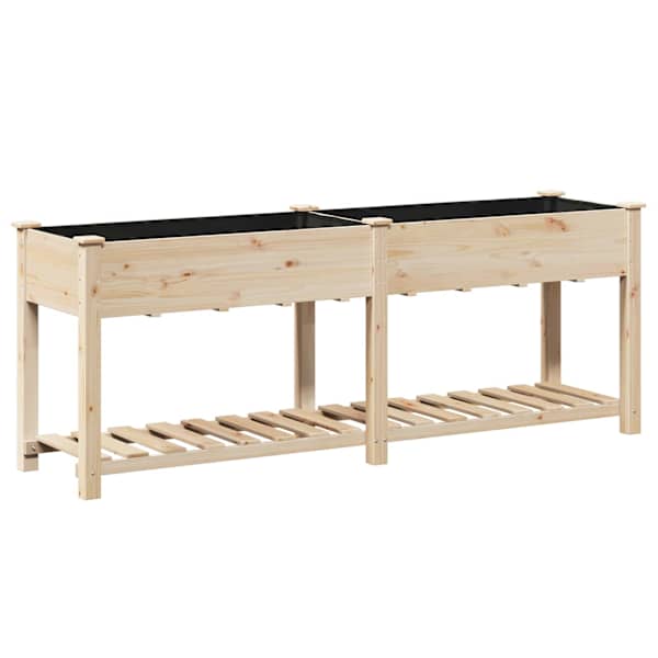 Taimekast 203 × 53 × 76,5 cm, kuusepuit – beež