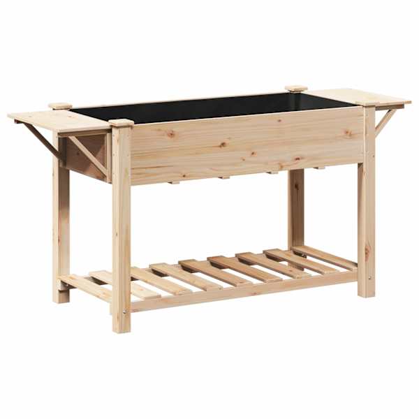Taimekast 155 × 59 × 76,5 cm, kuusepuit – beež