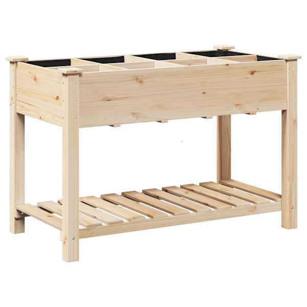 Taimekast 115 × 59 × 76,5 cm, kuusepuit – beež