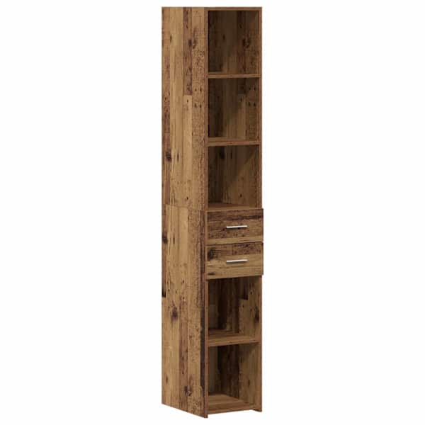 Raamatukapp sahtliga Vana puit 30 × 42.4 × 185.2 cm